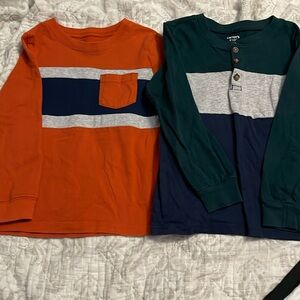 Boy’s Carters Brand long sleeve t-shirts